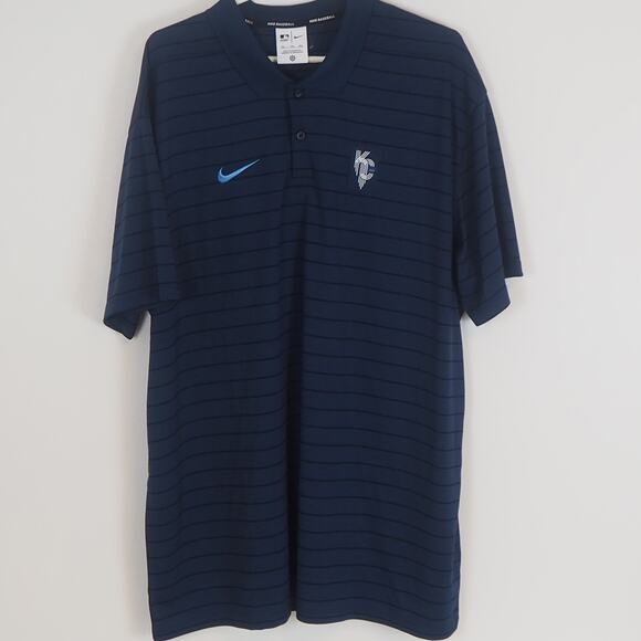 NWT Kansas City Royals Nike Dri Fit City Connect Polo Shirt Mens Size XXL - Picture 1 of 11